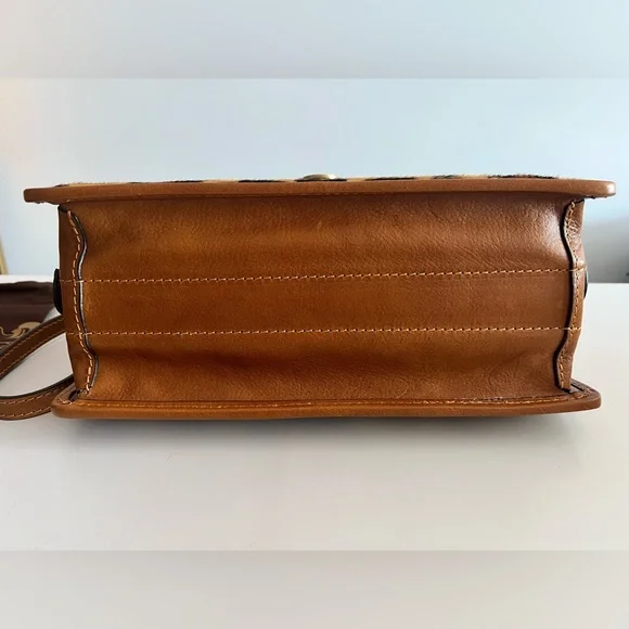 NWT Pratesi Firenze Lady Brunelleschi Leopard Calf Hair Bag - Picture 10 of 10